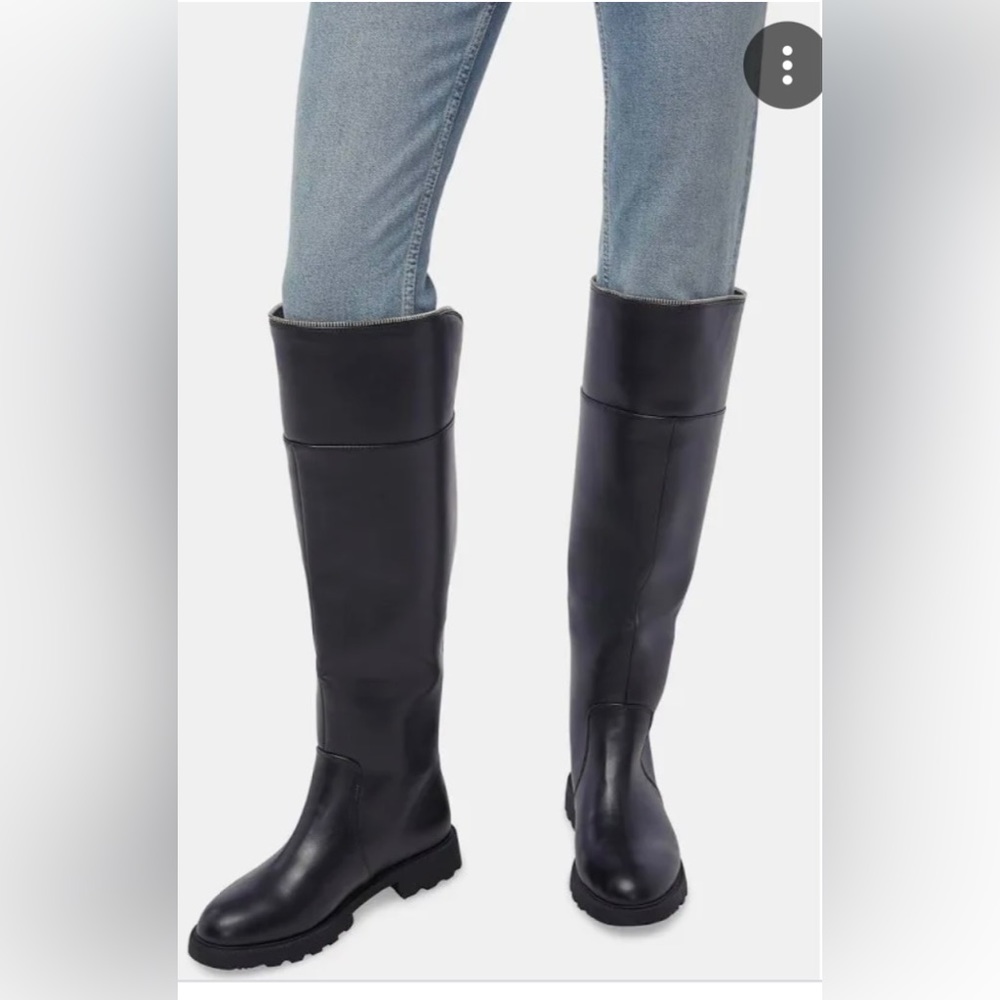 Just Fab Demi Sherpa Lined Flat Boots